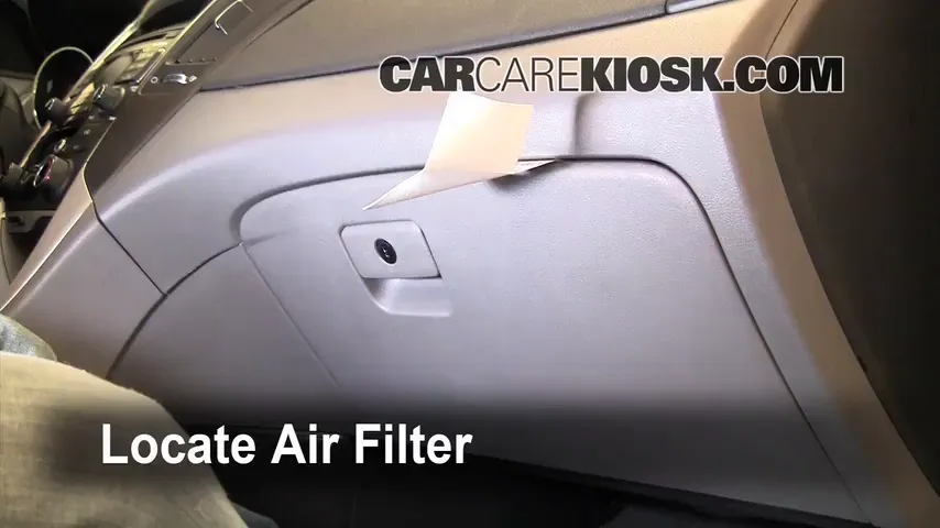 2011 Hyundai Sonata GLS 2.4L 4 Cyl. Air Filter (Cabin) Replace